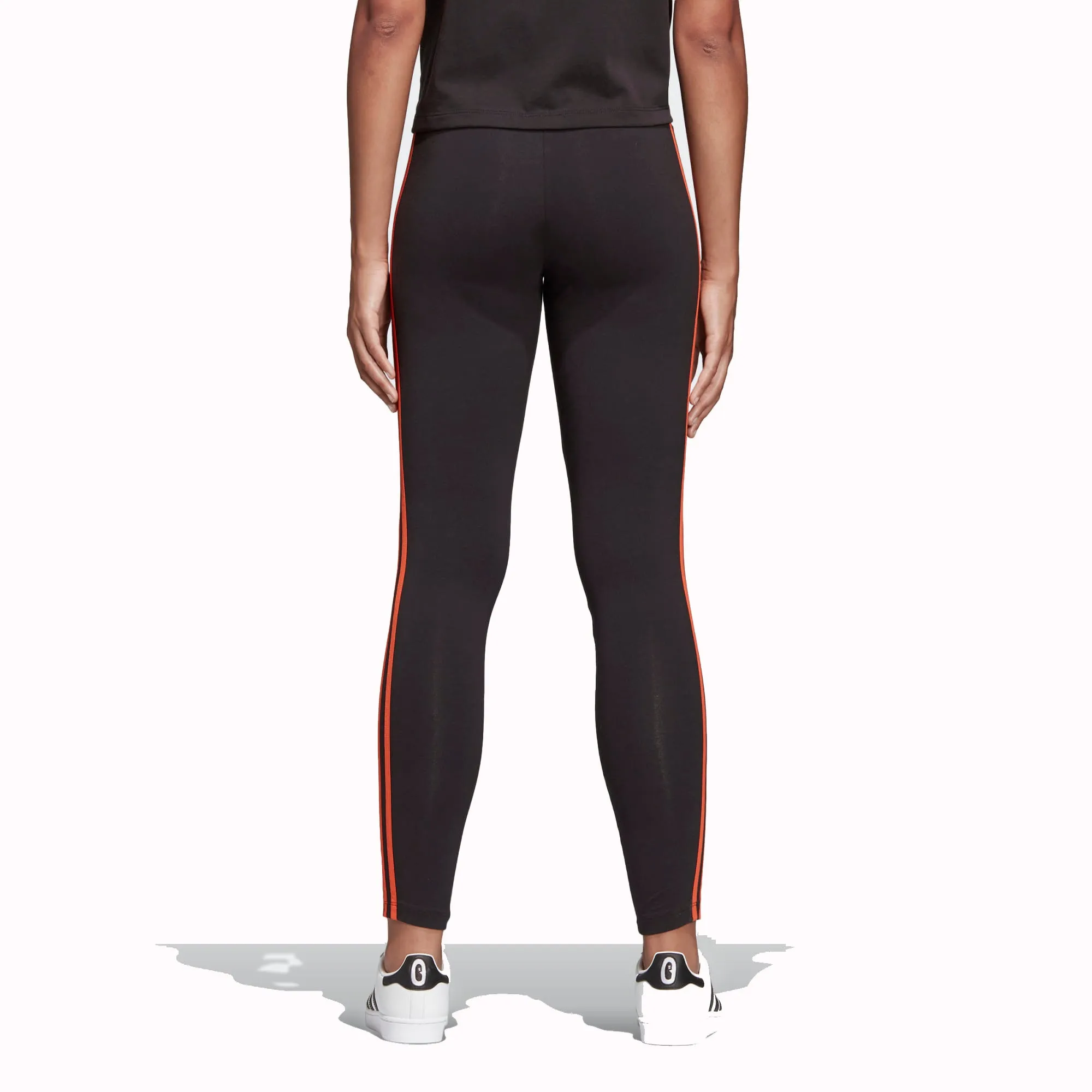 Adidas Originals Womens Tennis Tights Black/Craft Orange