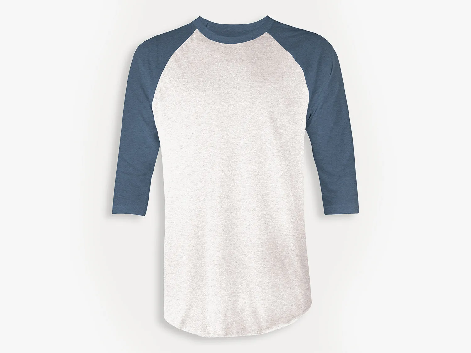 Adult Unisex T-Shirt - Indigo & White