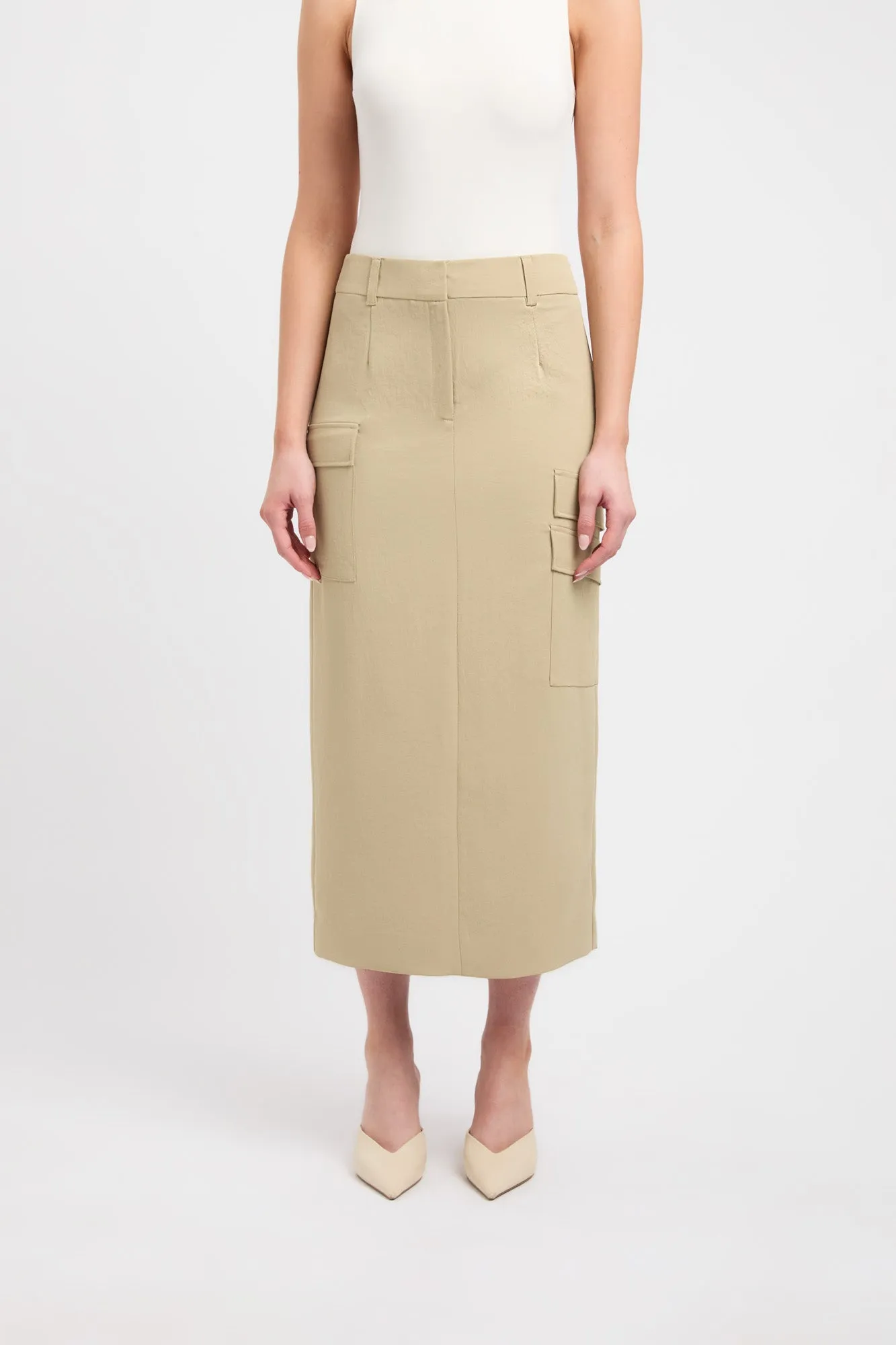 Ariel Cargo Midi Skirt