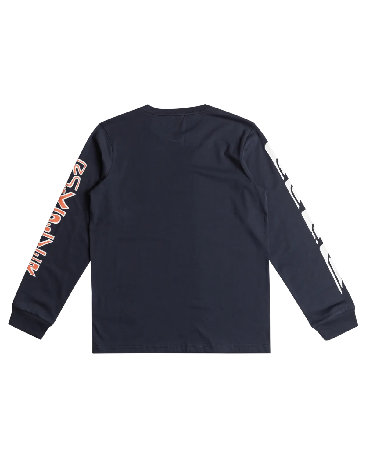 Boys Warped Long Sleeve T-Shirt in Navy Blazer