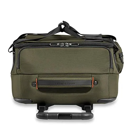 Briggs & Riley ZDX Upright Rolling Duffel Bag, Hunter, Carry-On