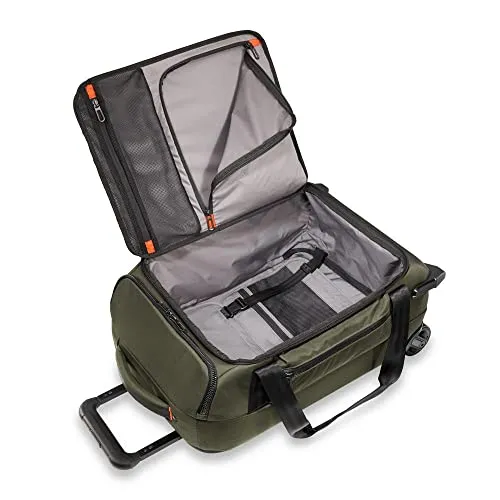 Briggs & Riley ZDX Upright Rolling Duffel Bag, Hunter, Carry-On