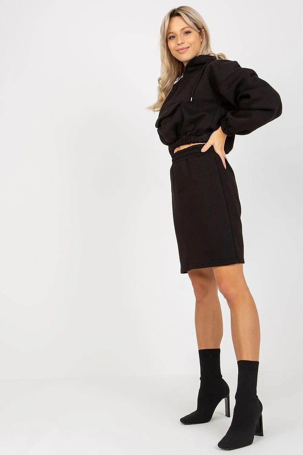 Casual Chic Hoodie and Skirt Set for Effortless Everyday Style