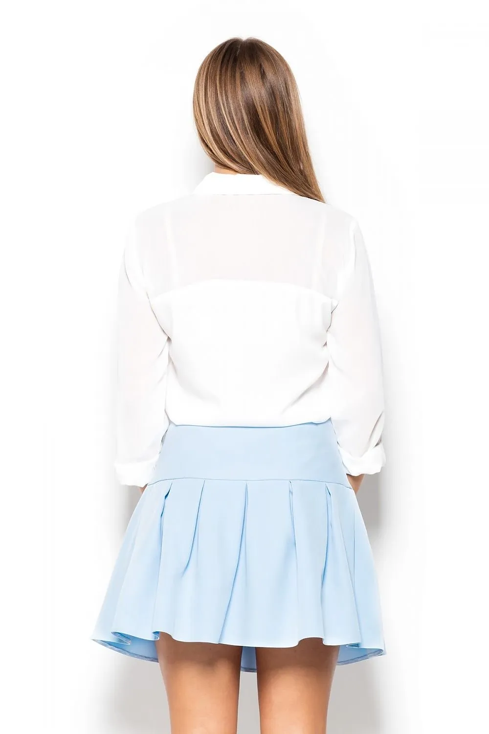 Chic Contrast Mini Skirt: Effortless Elegance and Comfort