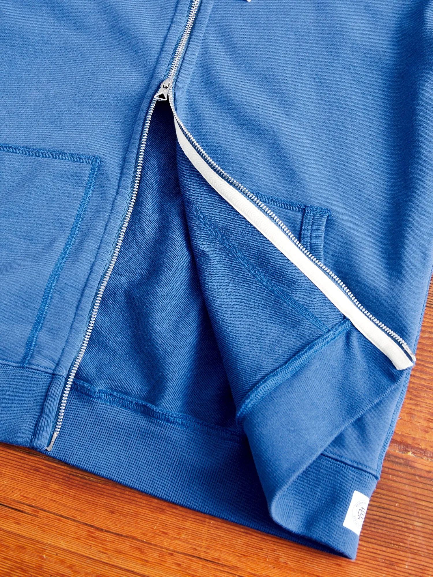 Classic Zip Hoodie in Lapis