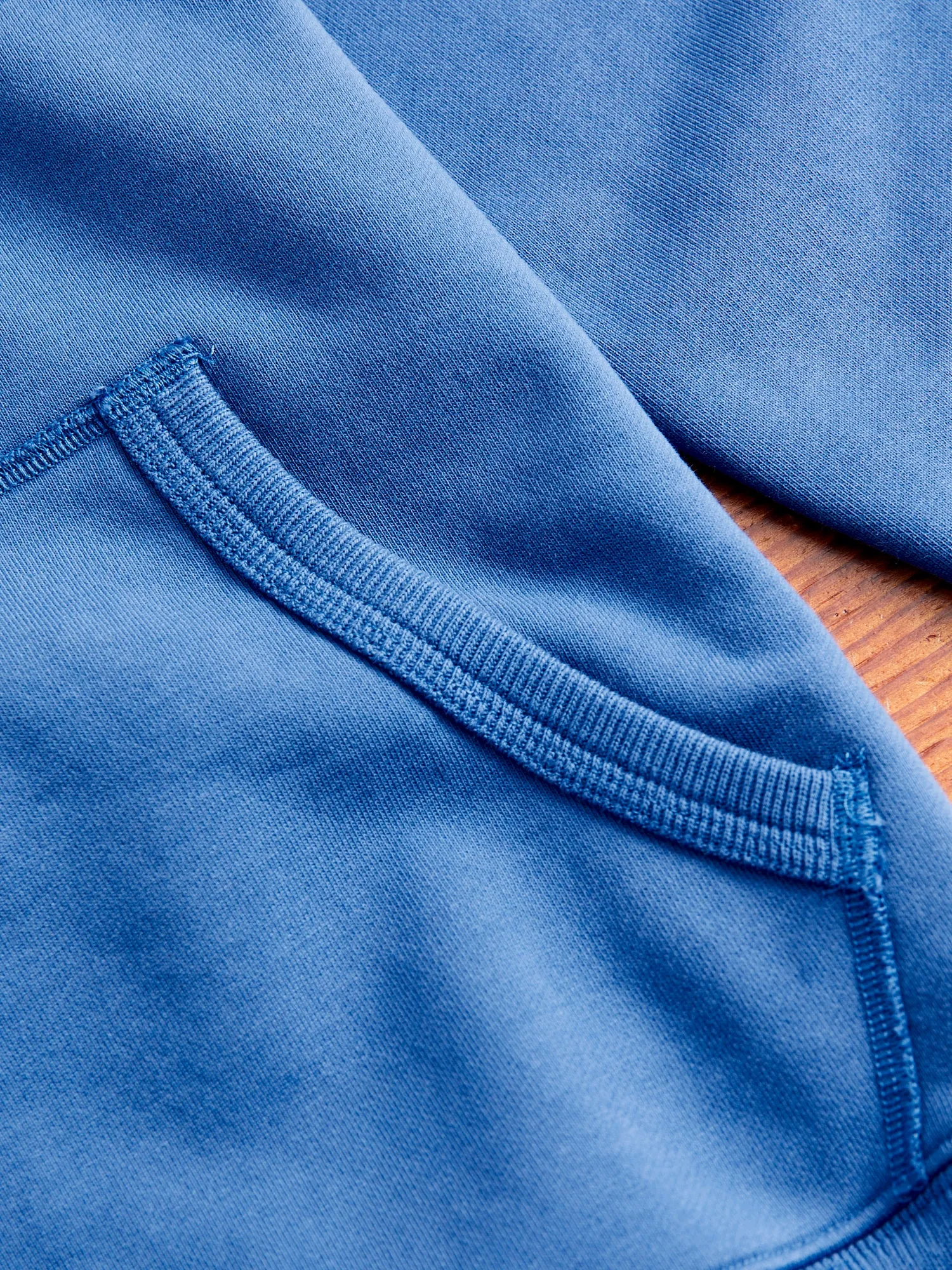 Classic Zip Hoodie in Lapis