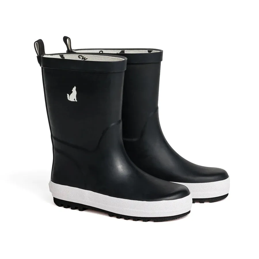 CryWolf Rain Boots Black Waterproof