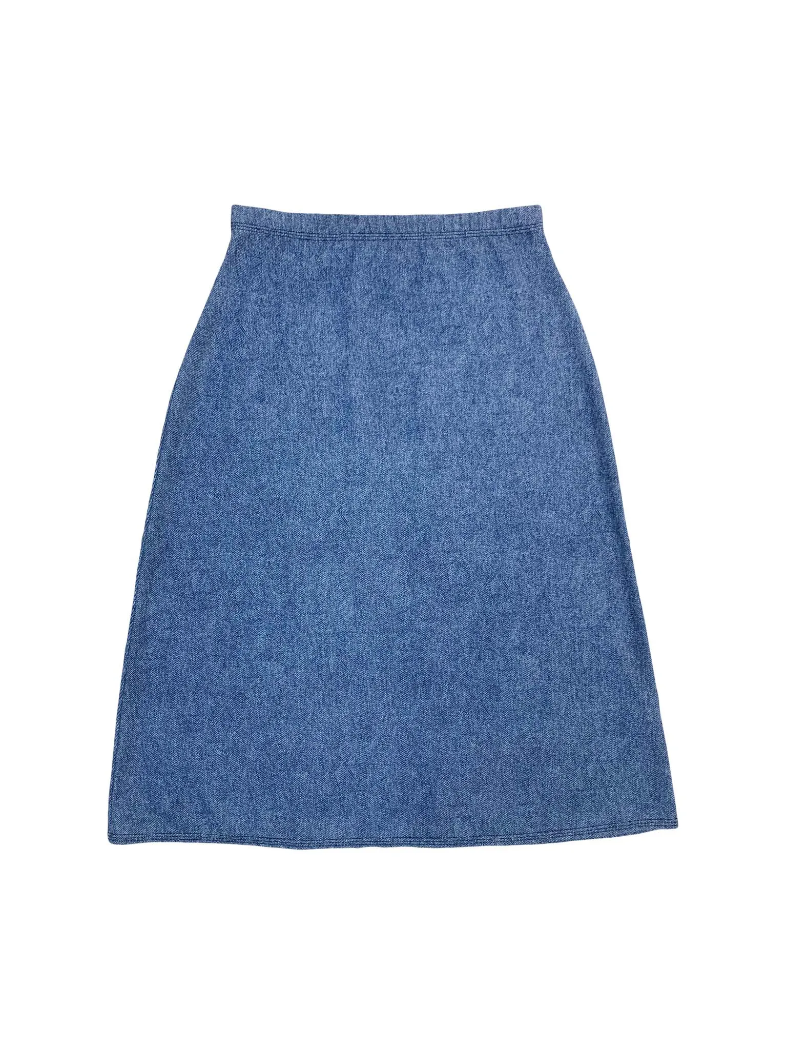 Denim A-Line Swim Skirt