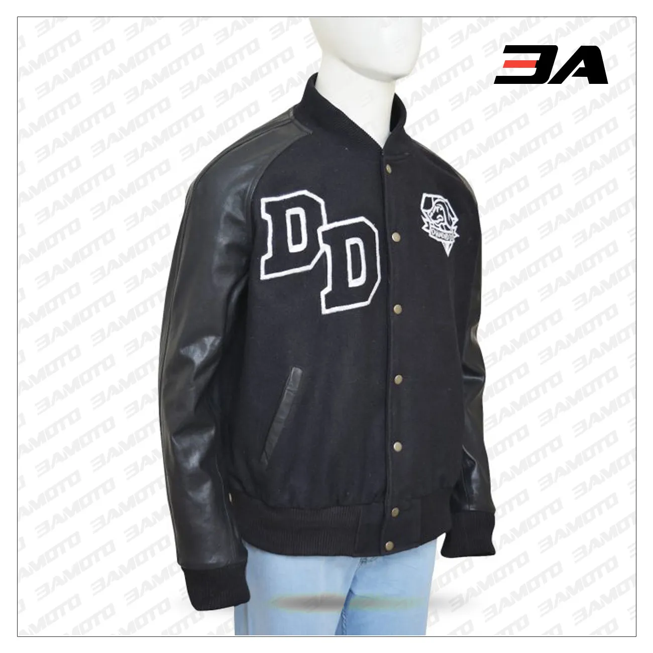 Diamond Dogs Big Boss Black Varsity Jacket