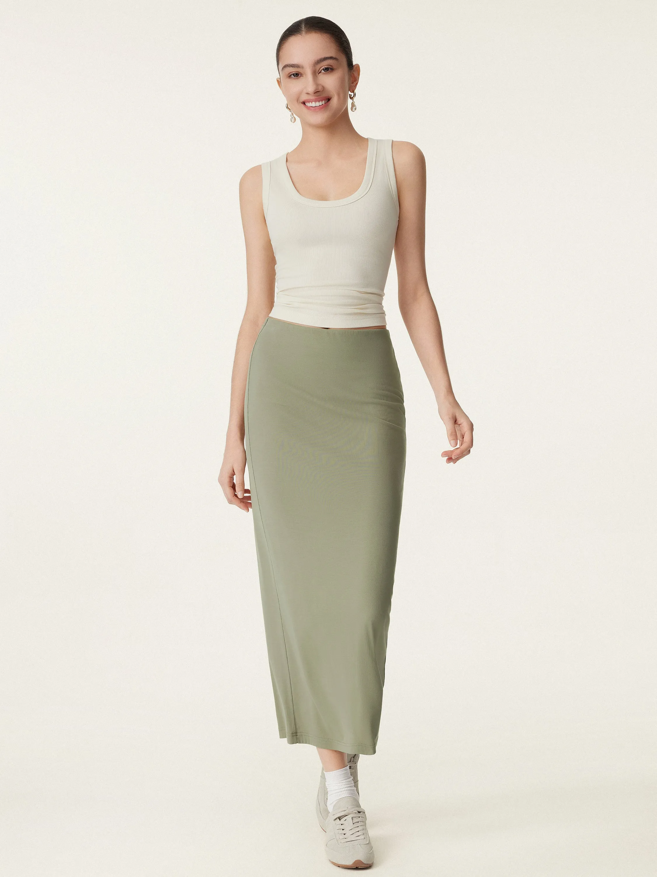 Effortless Column Maxi Skirt