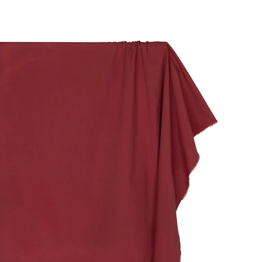 Effortless Cotton Poplin - Cranberry