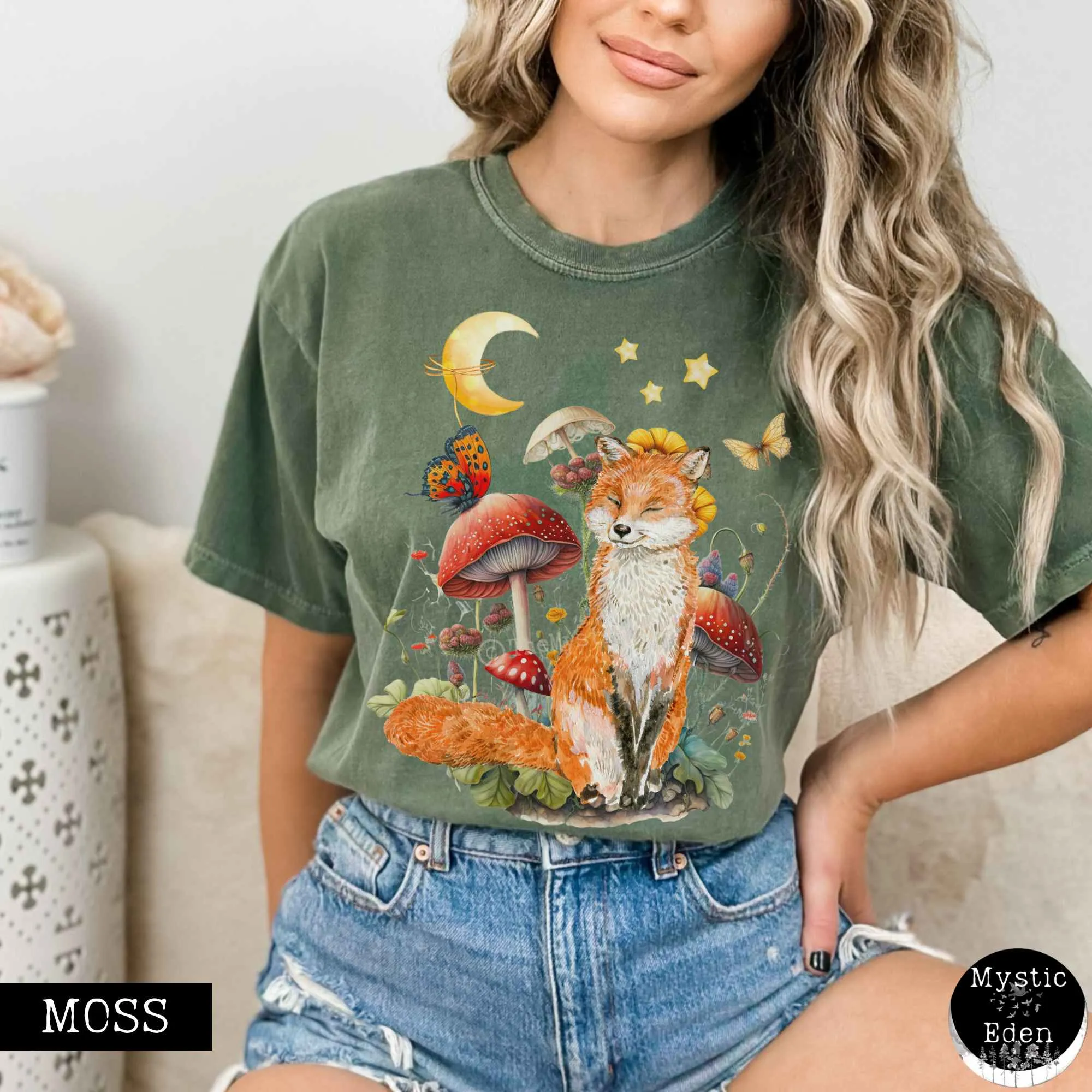 Enchanting Forest Fox T-Shirt