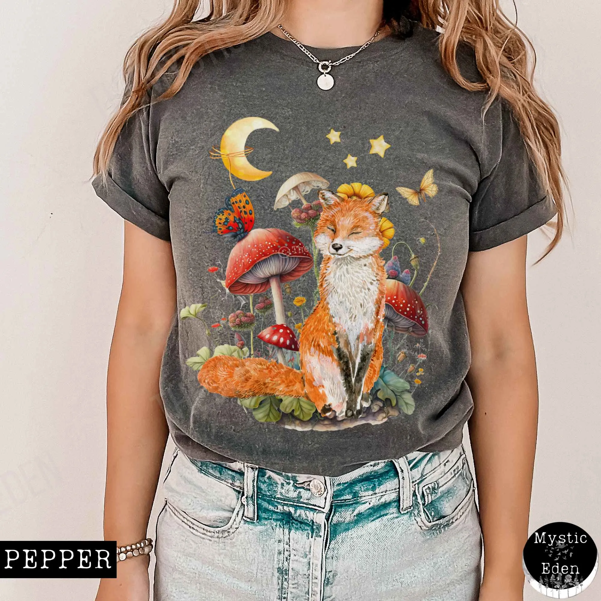 Enchanting Forest Fox T-Shirt