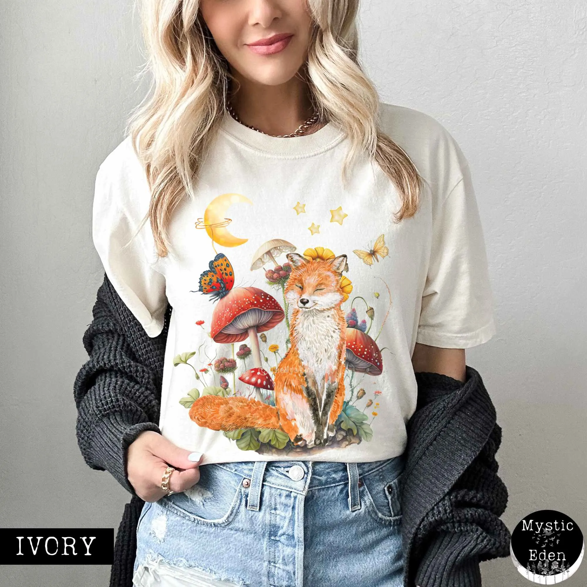 Enchanting Forest Fox T-Shirt