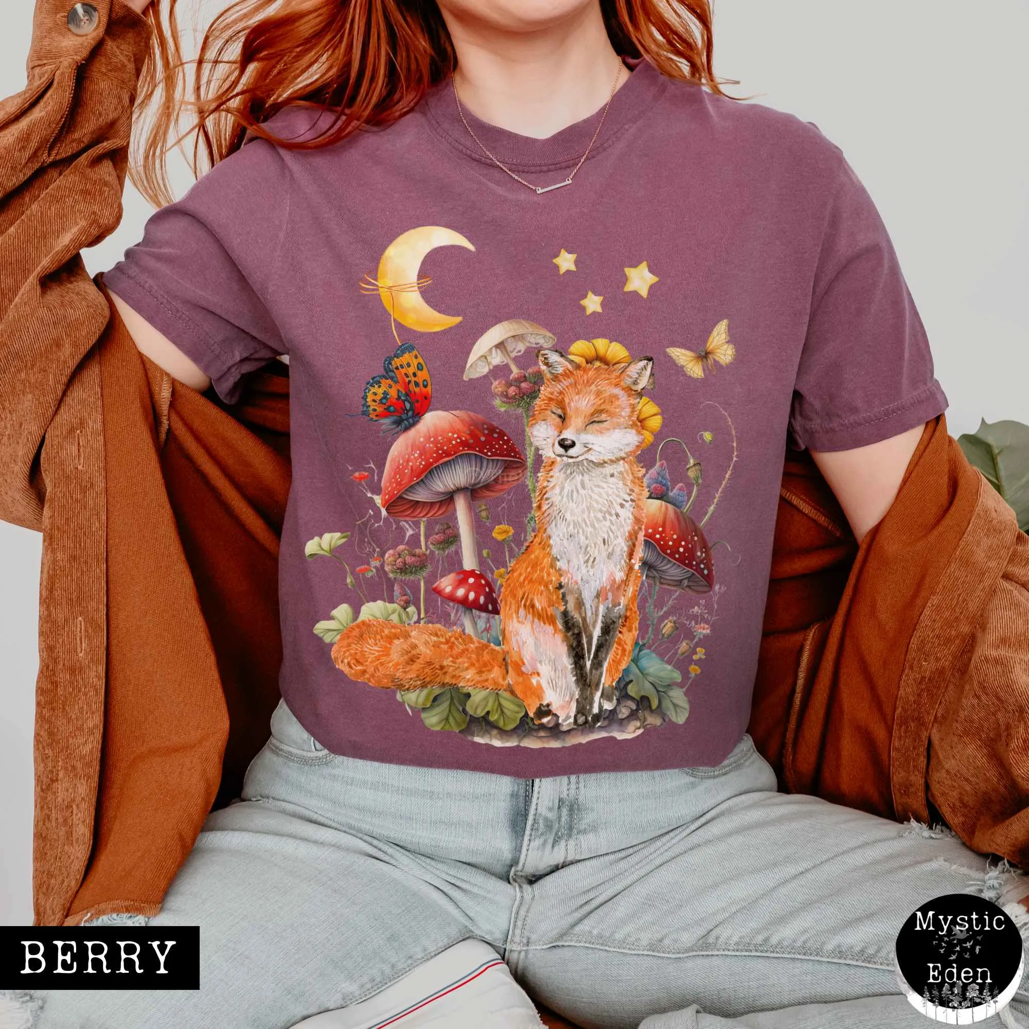 Enchanting Forest Fox T-Shirt