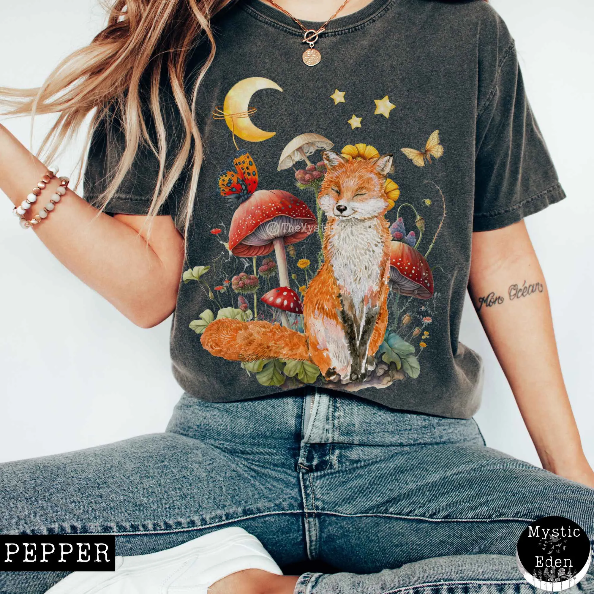 Enchanting Forest Fox T-Shirt