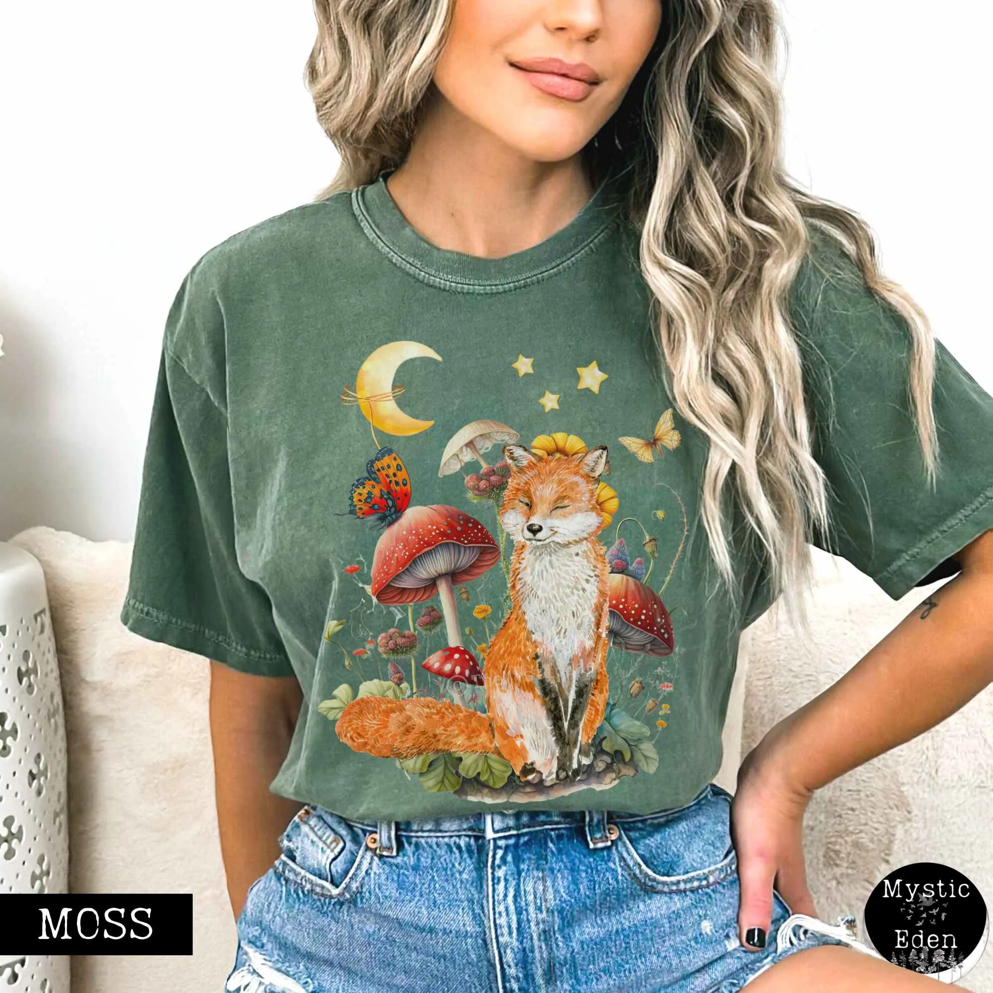 Enchanting Forest Fox T-Shirt