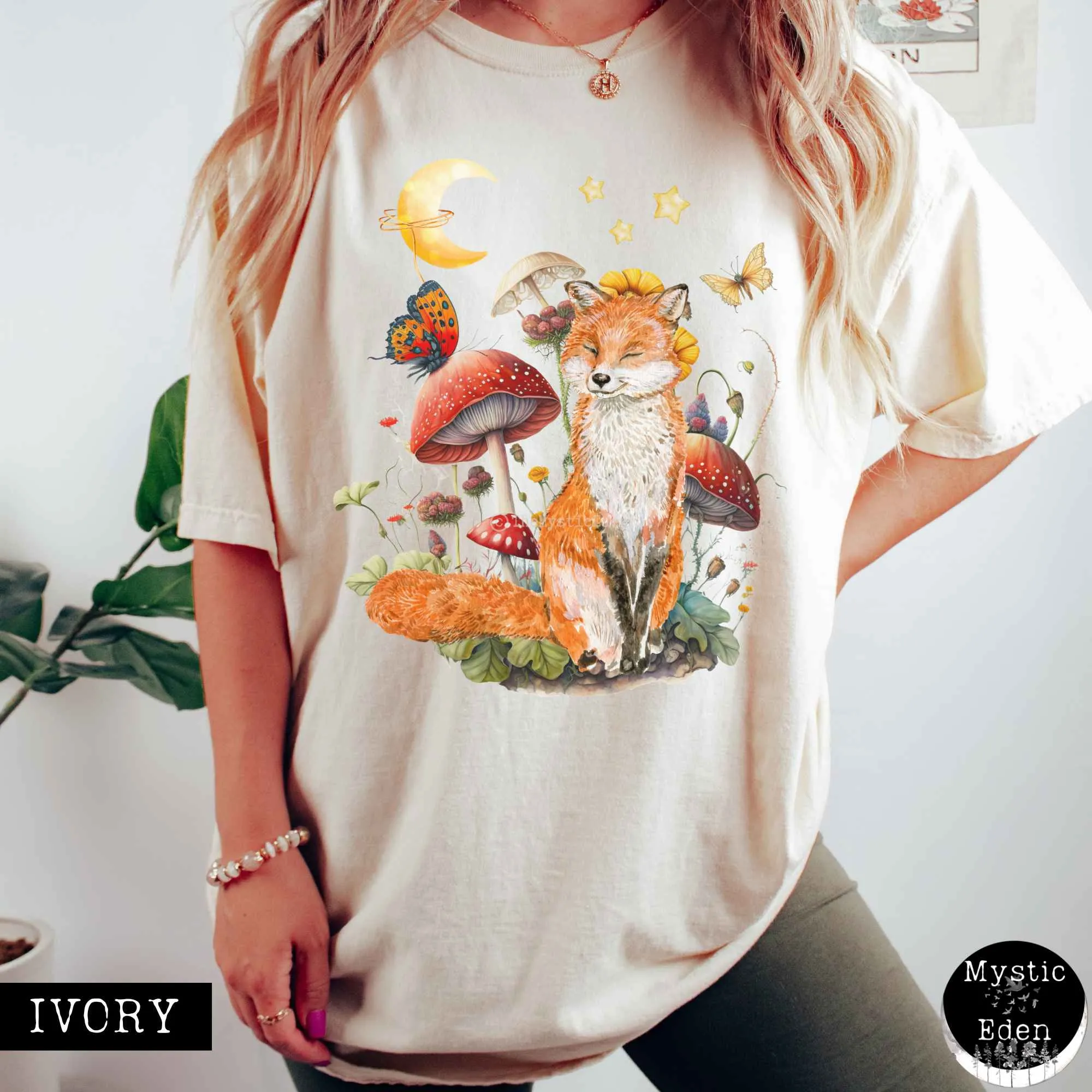 Enchanting Forest Fox T-Shirt