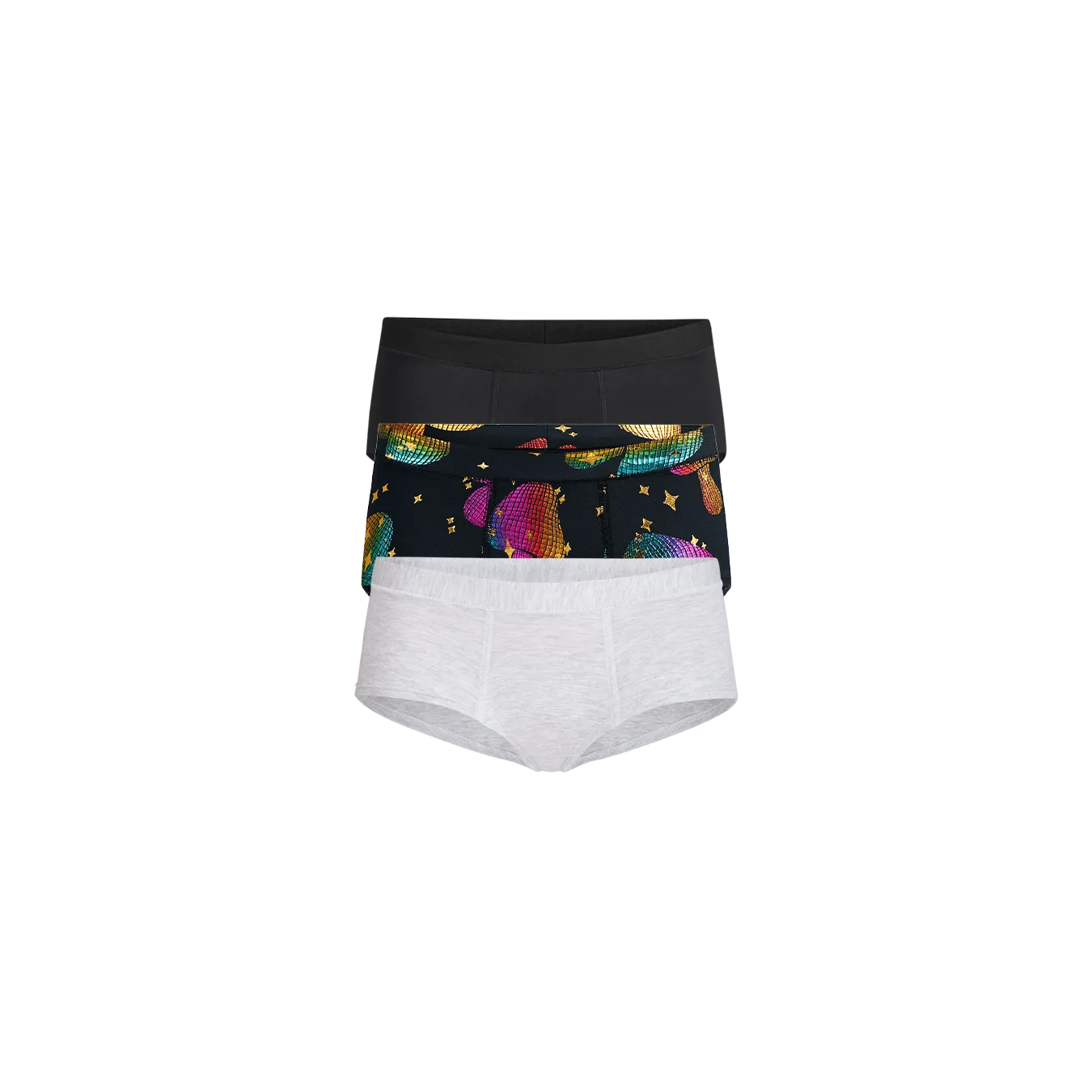 FeelFree Cheeky Brief 3-Pack | Disco Shrooms Pack