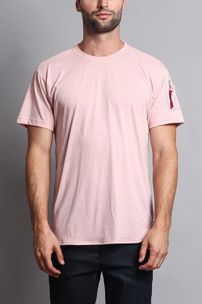 Flight MA-1 Long Length Curved Hem T-Shirt