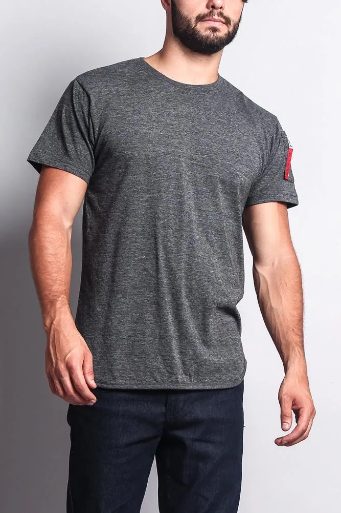 Flight MA-1 Long Length Curved Hem T-Shirt