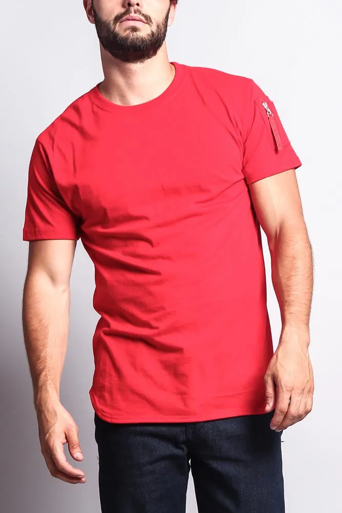 Flight MA-1 Long Length Curved Hem T-Shirt