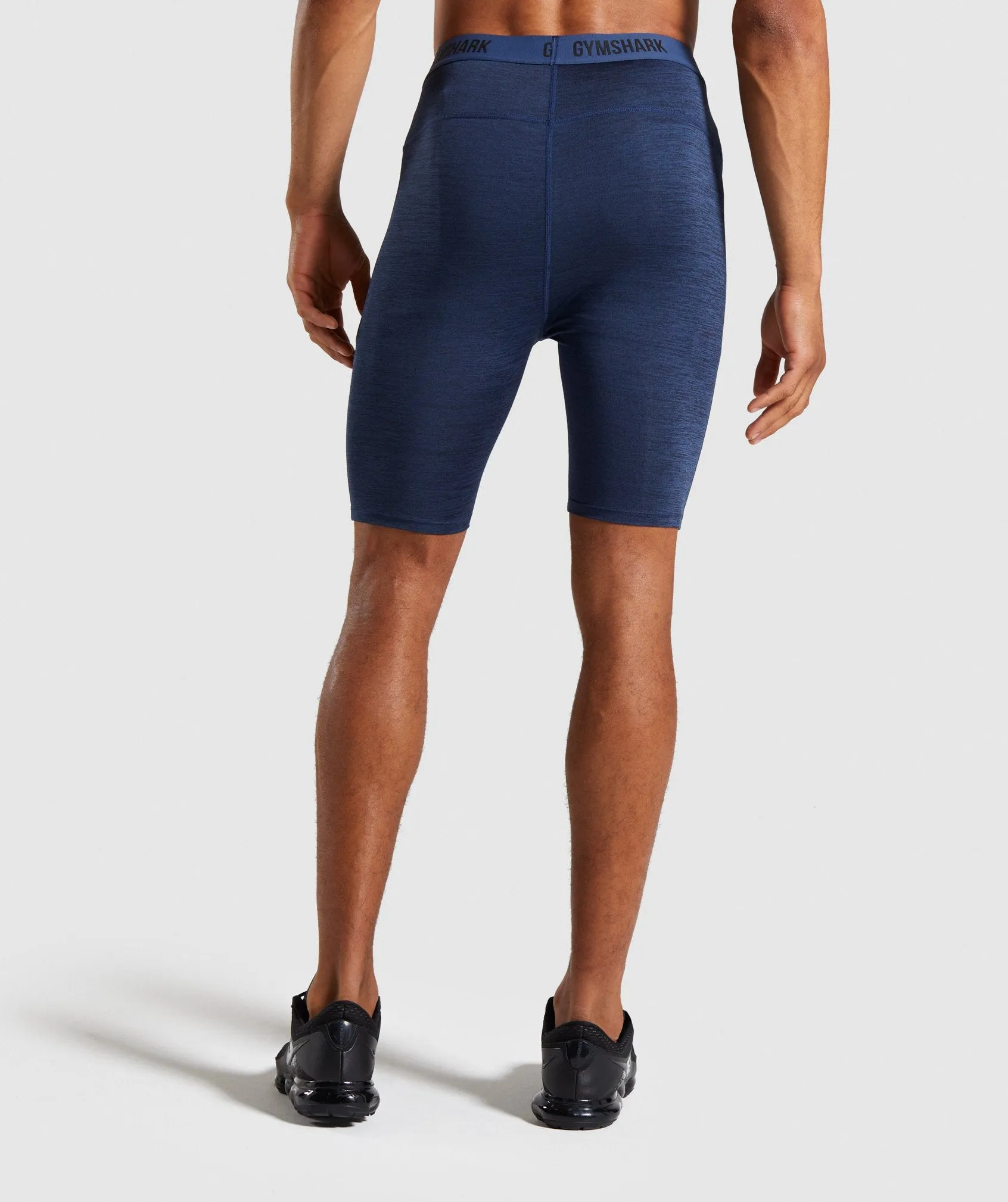 Gymshark Element  Baselayer Shorts - Dark Blue Marl