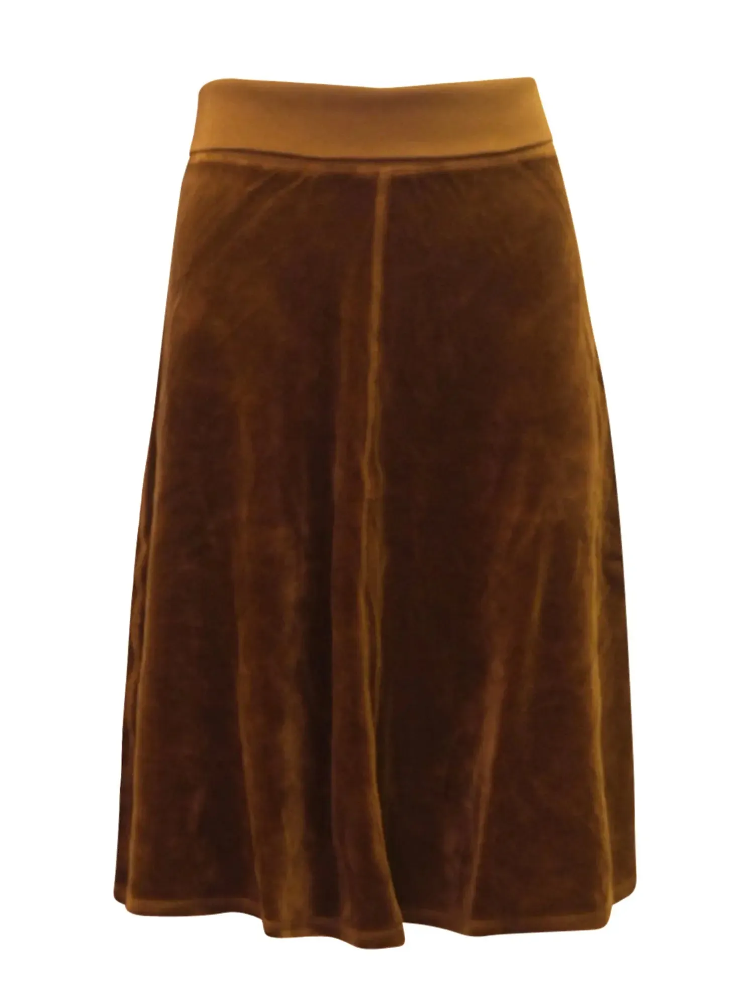 Hard Tail Velour Flair Skirt V-127