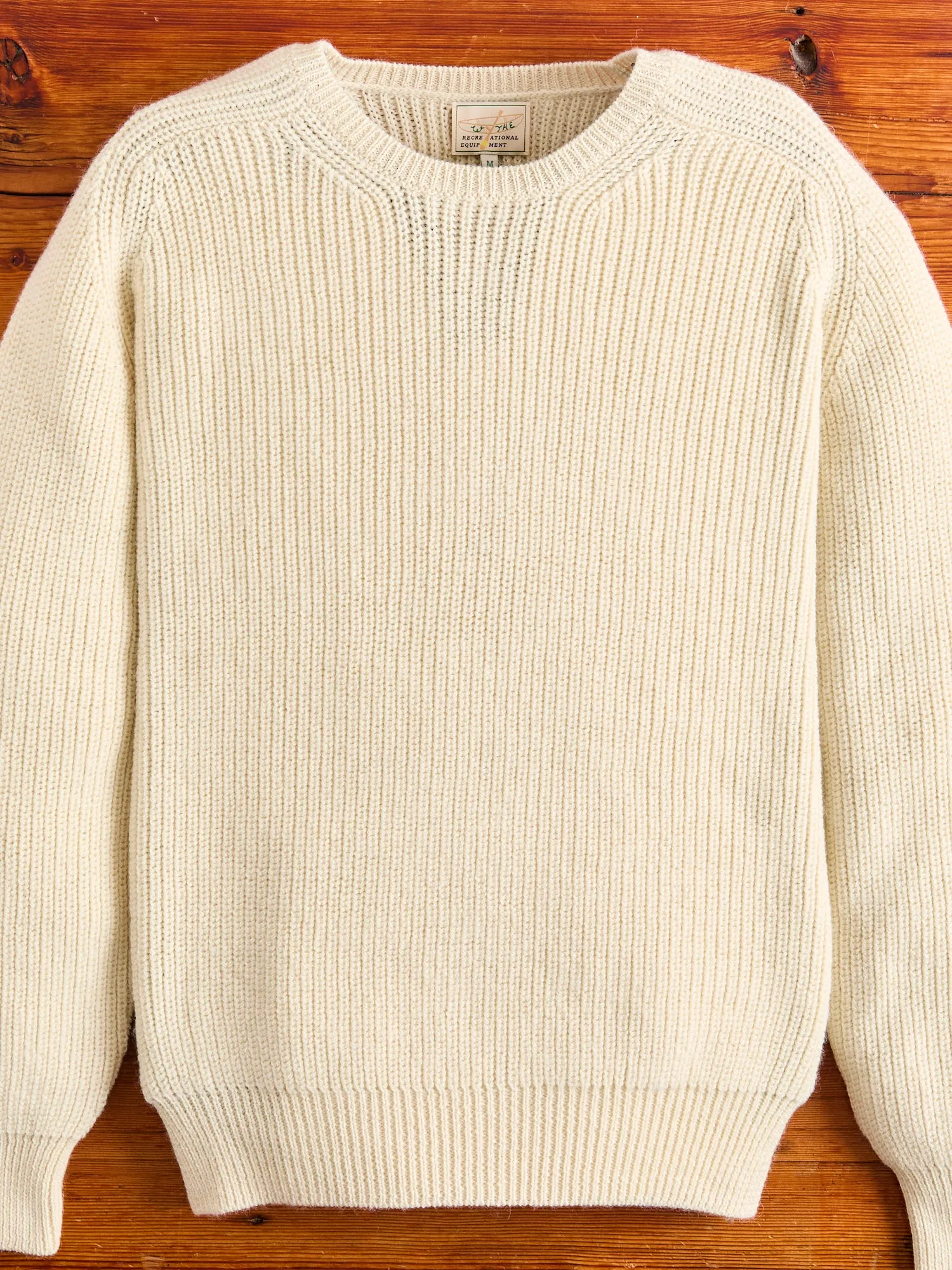 Highland Shakerknit Sweater in Cream