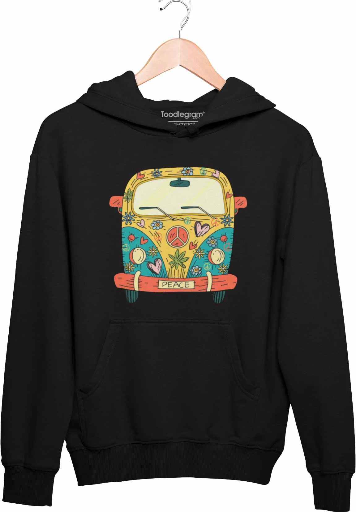 Hippie Van Unisex Hoodies