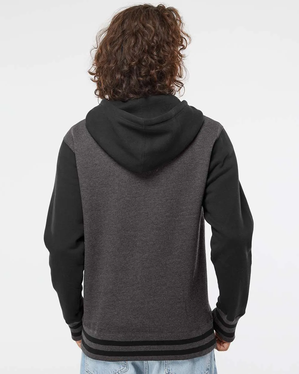 Independent Trading Co. Varsity Full-Zip Hooded Sweatshirt 