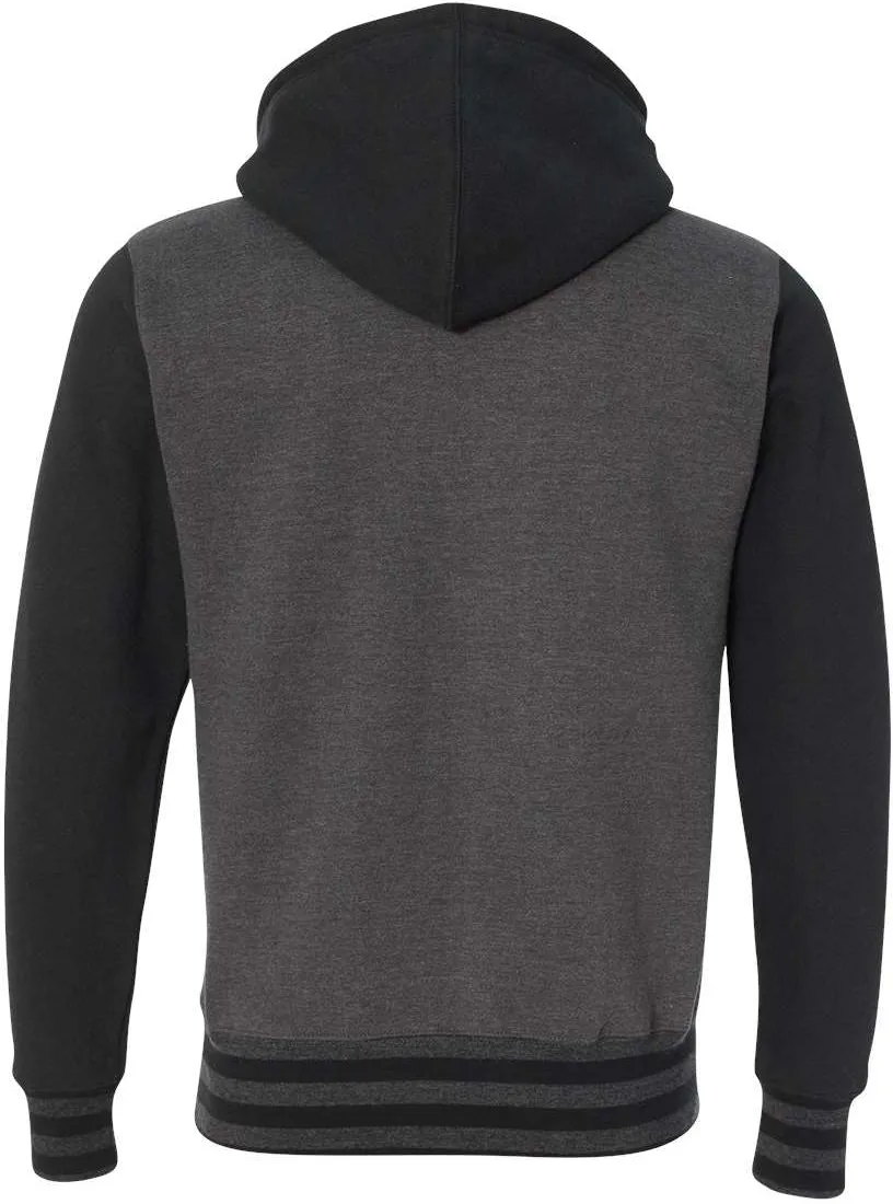 Independent Trading Co. Varsity Full-Zip Hooded Sweatshirt 