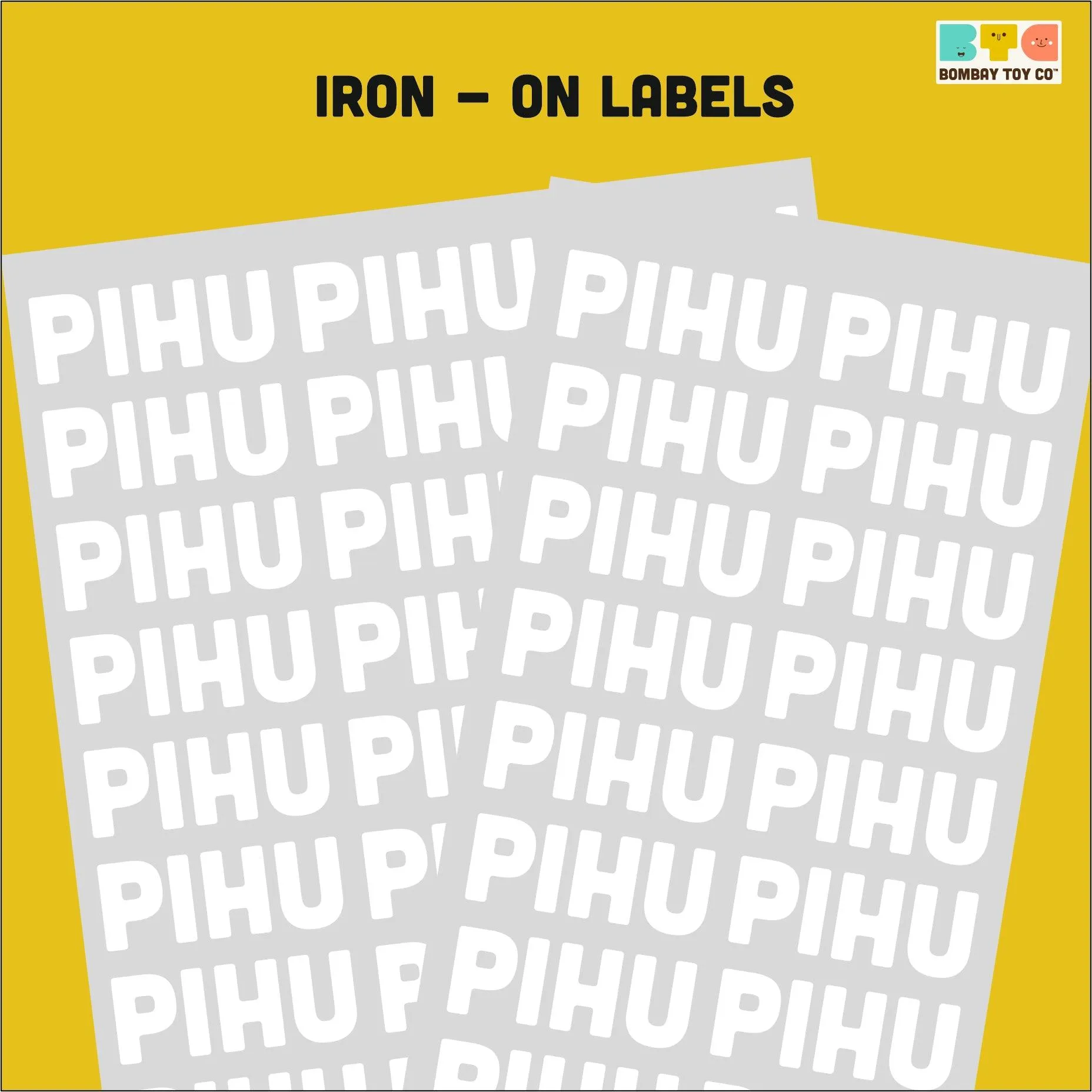 Iron-On Cloth Labels