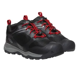 Keen Youth Wanduro Low Waterproof Boot - Black/Ribbon Red