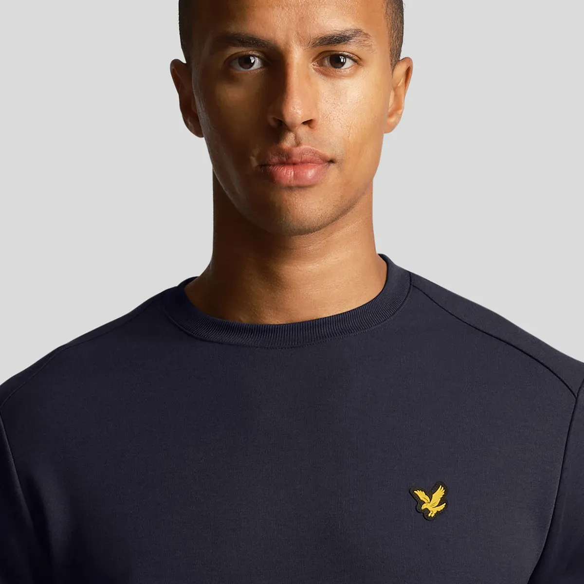 Lyle & Scott Fly Fleece Crew Neck - Dark Navy