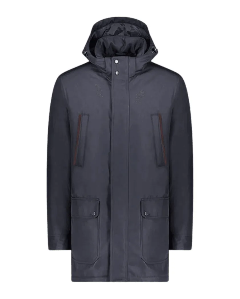 Manteau de style parkas de luxe