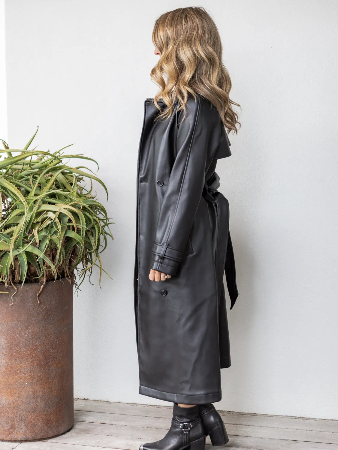 McKenzie Trench Coat - Black