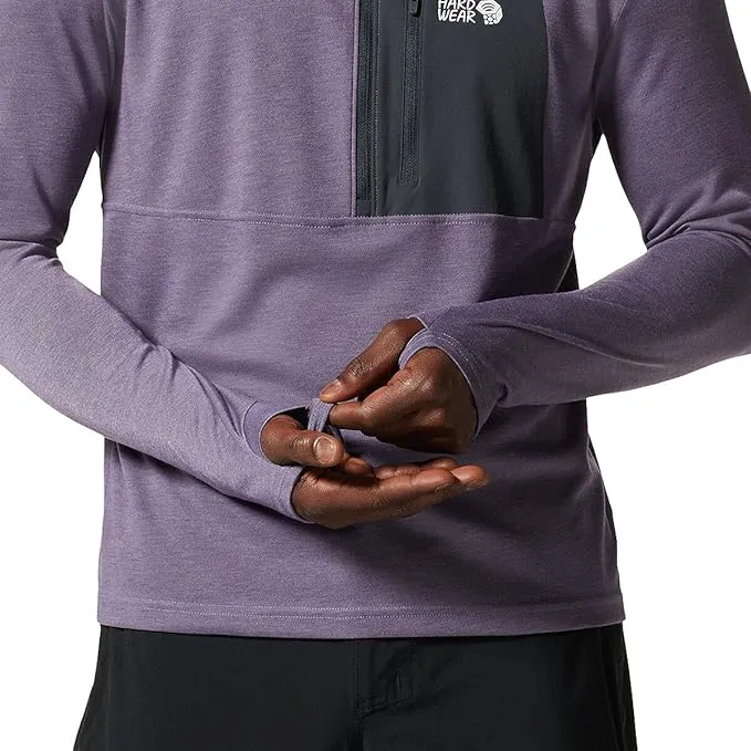 Mountain Hardwear Men's Rogue Pursuit 1/4 Zip Pullover - Allium