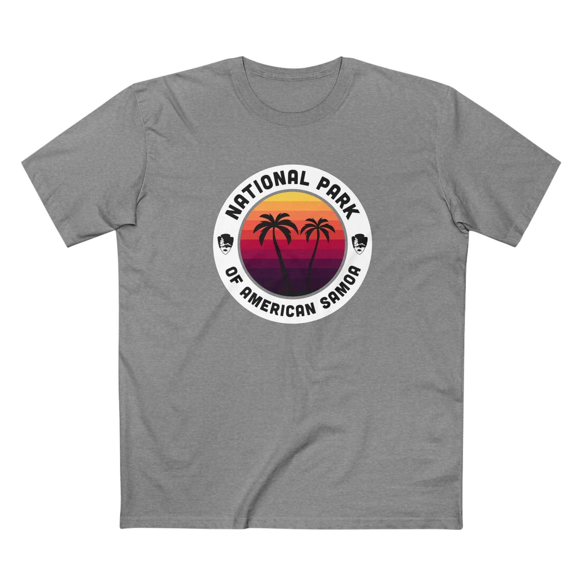 National Park of American Samoa T-Shirt - Round Badge Design