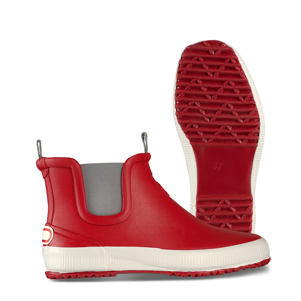 NOKIAN | "Hai" Low Ankle Boots - Dark Red