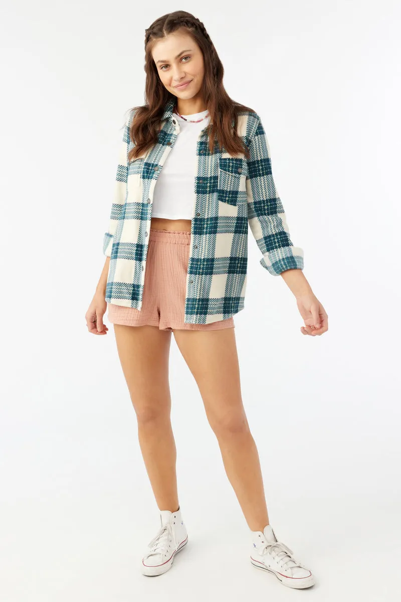 O'Neill Zuma Plaid L/S Shirt-Slate