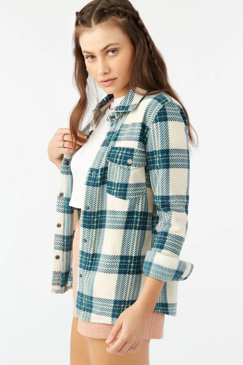 O'Neill Zuma Plaid L/S Shirt-Slate