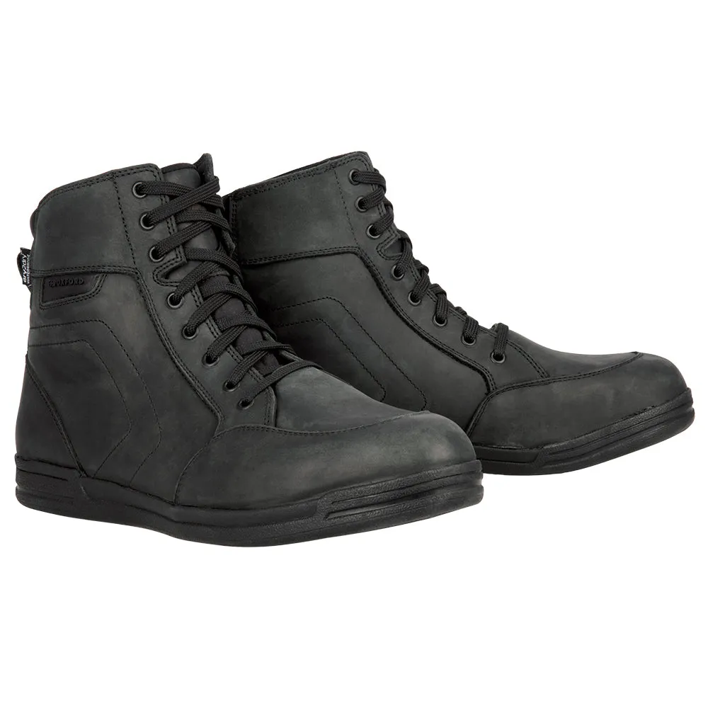 Oxford Kickback CE Waterproof Boots - Black