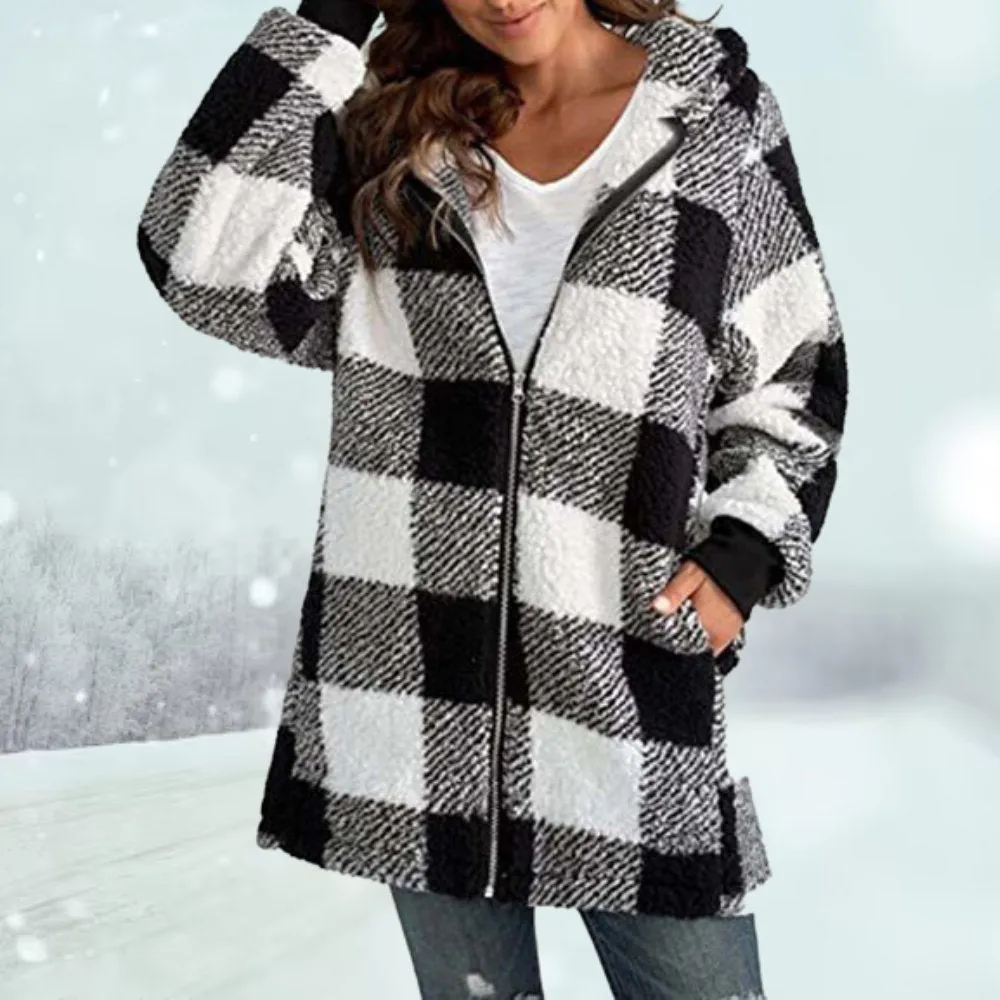 Plaid Fleece Jacket