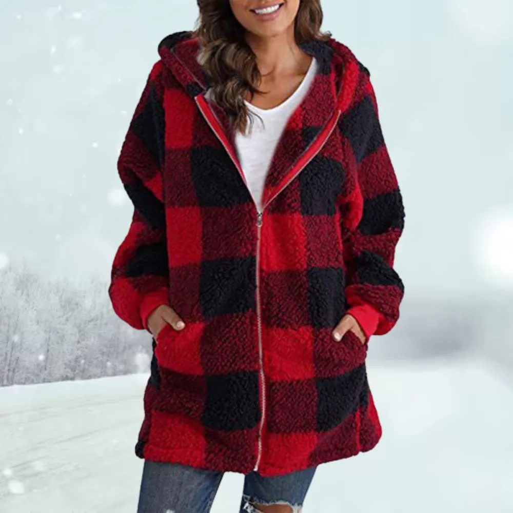 Plaid Fleece Jacket