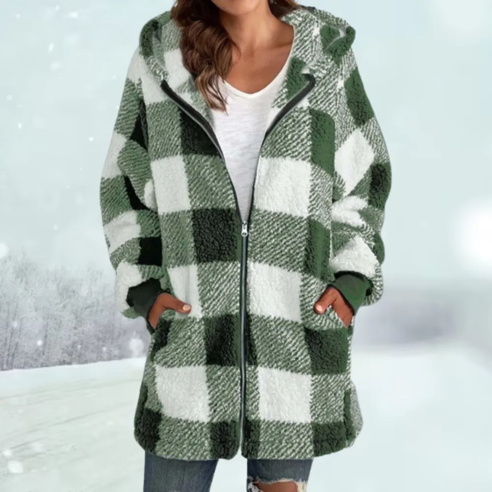 Plaid Fleece Jacket