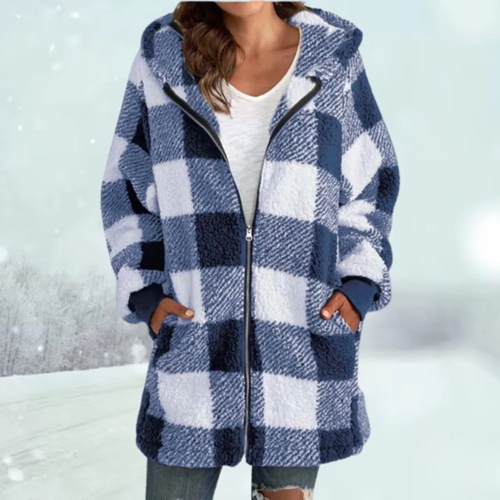 Plaid Fleece Jacket