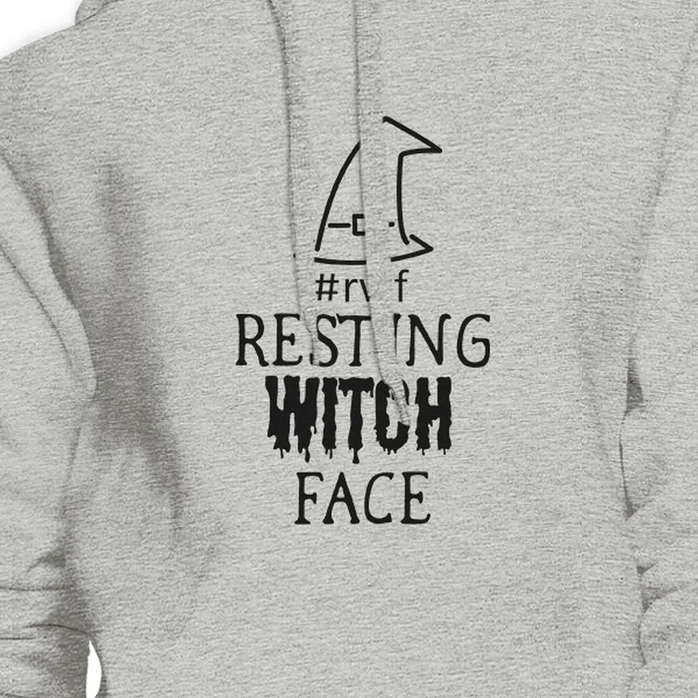 Rwf Resting Witch Face Grey Hoodie