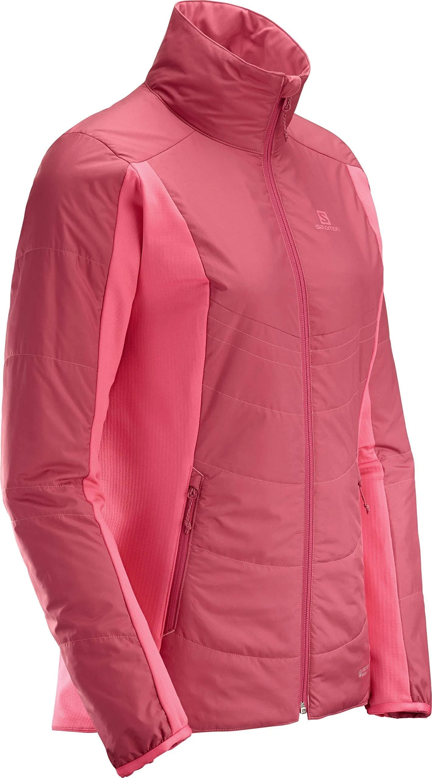 Salomon Women's Drifter Mid JKT W, Garnet Rose, XX-Large