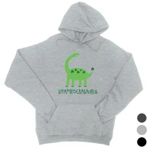 Shamrock Saurus Hoodie Unisex Funny St Patrick's Day Irish Gift